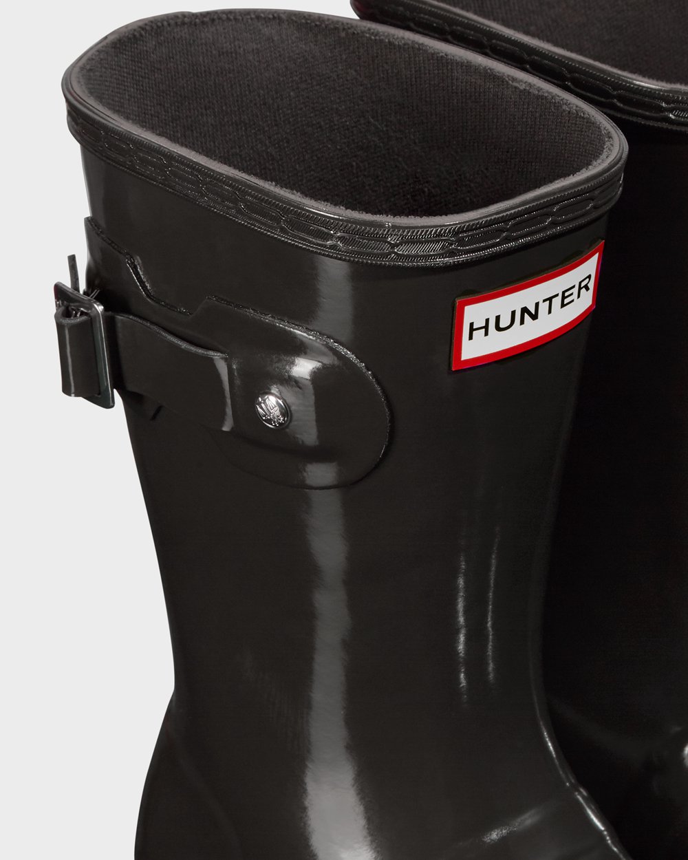 Botas De Cortas Original Tour Foldable Gloss Hunter Mujer - Grises Oscuro - 540328WIJ